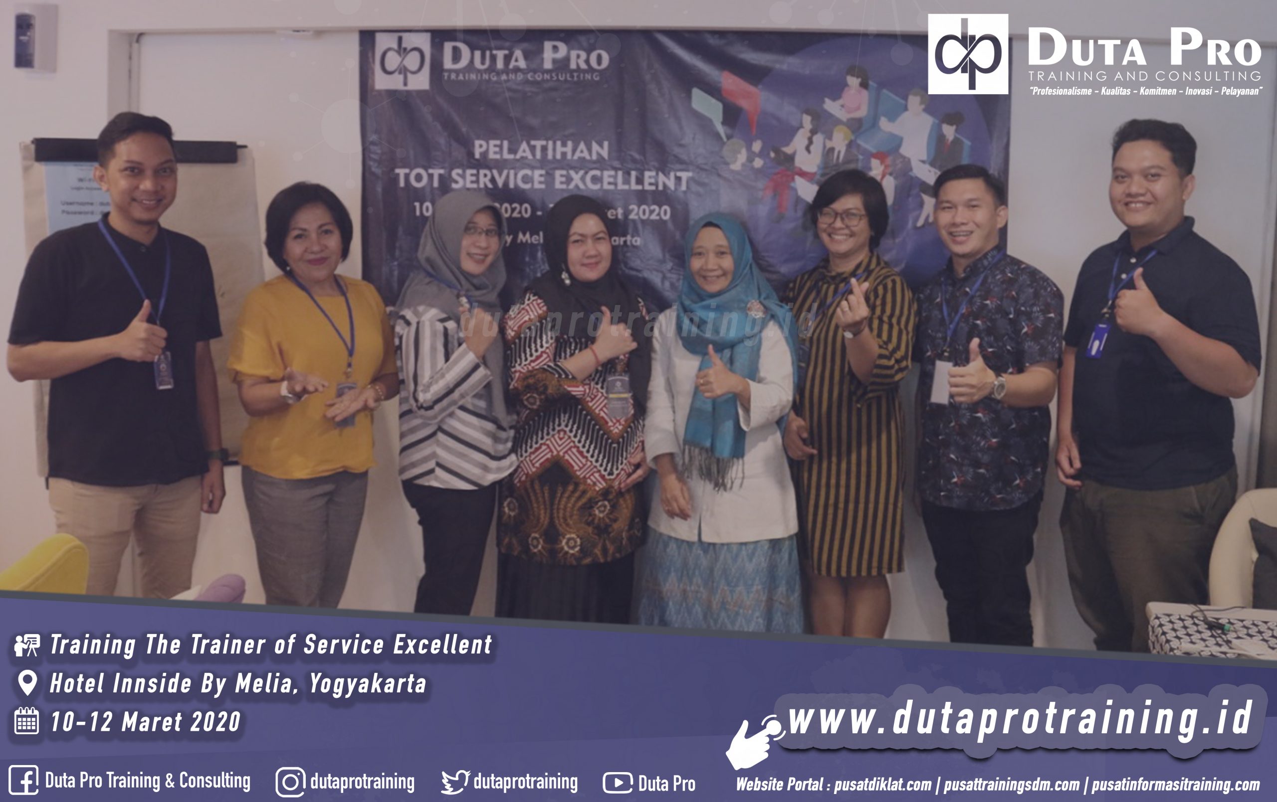 Training The Trainer of Service Excellent Yogyakarta Galeri Website